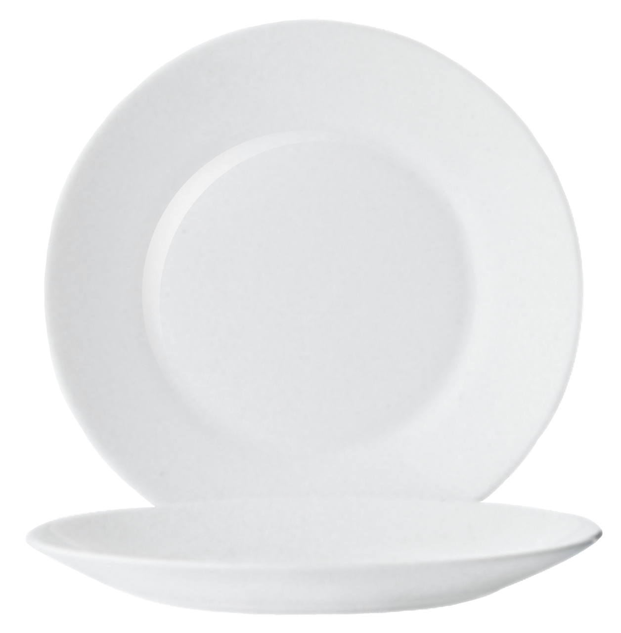 Arcoroc plate Restaurant Wit 25.2 cm Hard Glass White