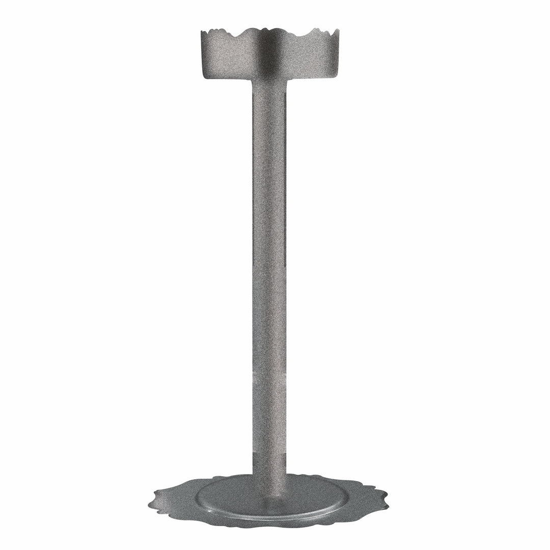 Wine Bucket Stand; Pewter H: 24-3/8"