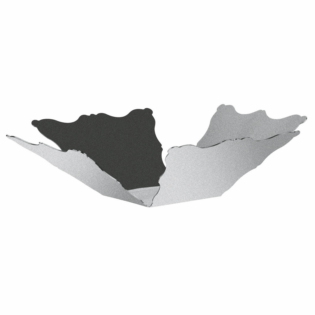 Small Centerpiece; Pewter 10-5/8" X 10-5/8" H: 2-7/8"