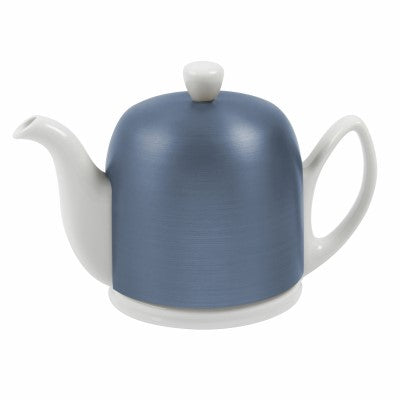 Tea pot 6 cups w/ Cobalt color lid