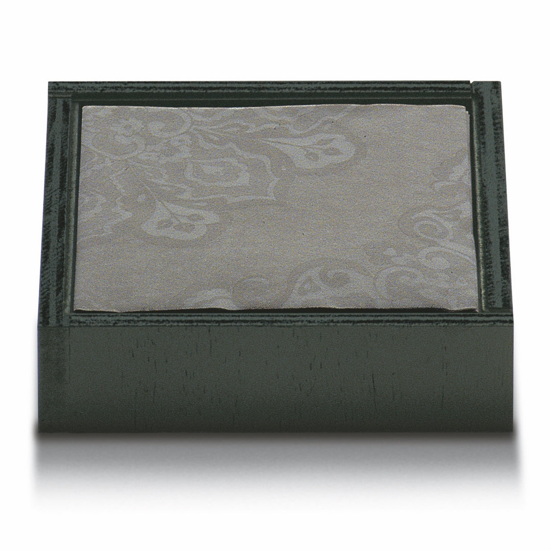 Wenge Wood Finish Square Basket; L: 7-7/8" W: 7-7/8" Wenge'