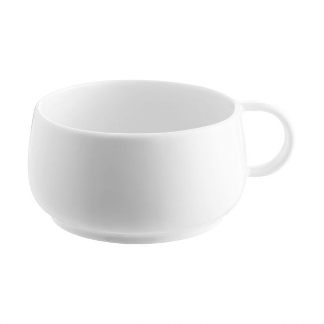 Coffee / Tea Cup 8 1/2 oz - stackable - White
