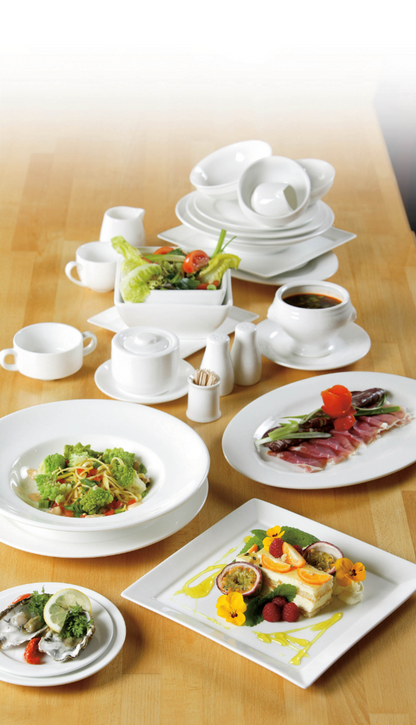 Palmer Pastabord Royal Ivory 26 cm Porselein Offwhite