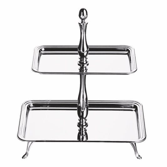 Rectangular Fruit Tray, 2 Layers;  9-1/2", 17-3/4" X 12-1/4"