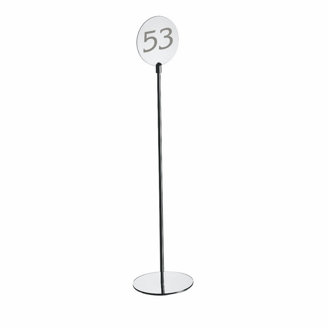 Table Number Stand;  H: 18-5/8" D: 3-1/4"