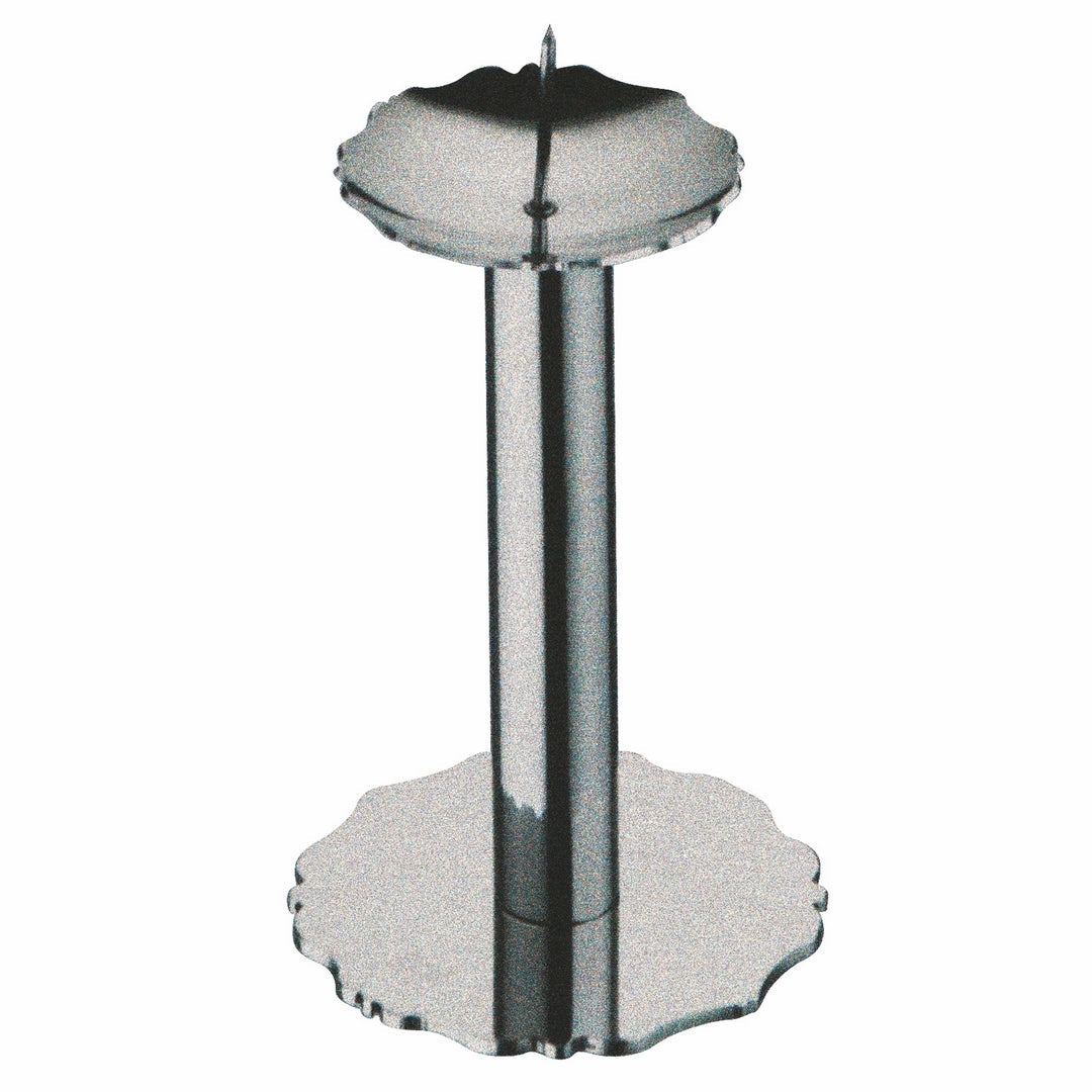 Cadlestick;  Pewter H: 5-1/8"