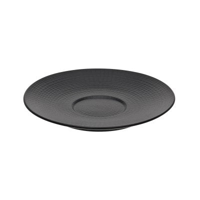 Tea Cup Saucer 11oz - Black 