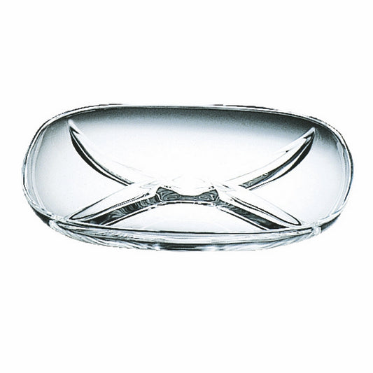 Hors D'Oeuvre Tray In Glass 9-5/8" X 9-5/8"