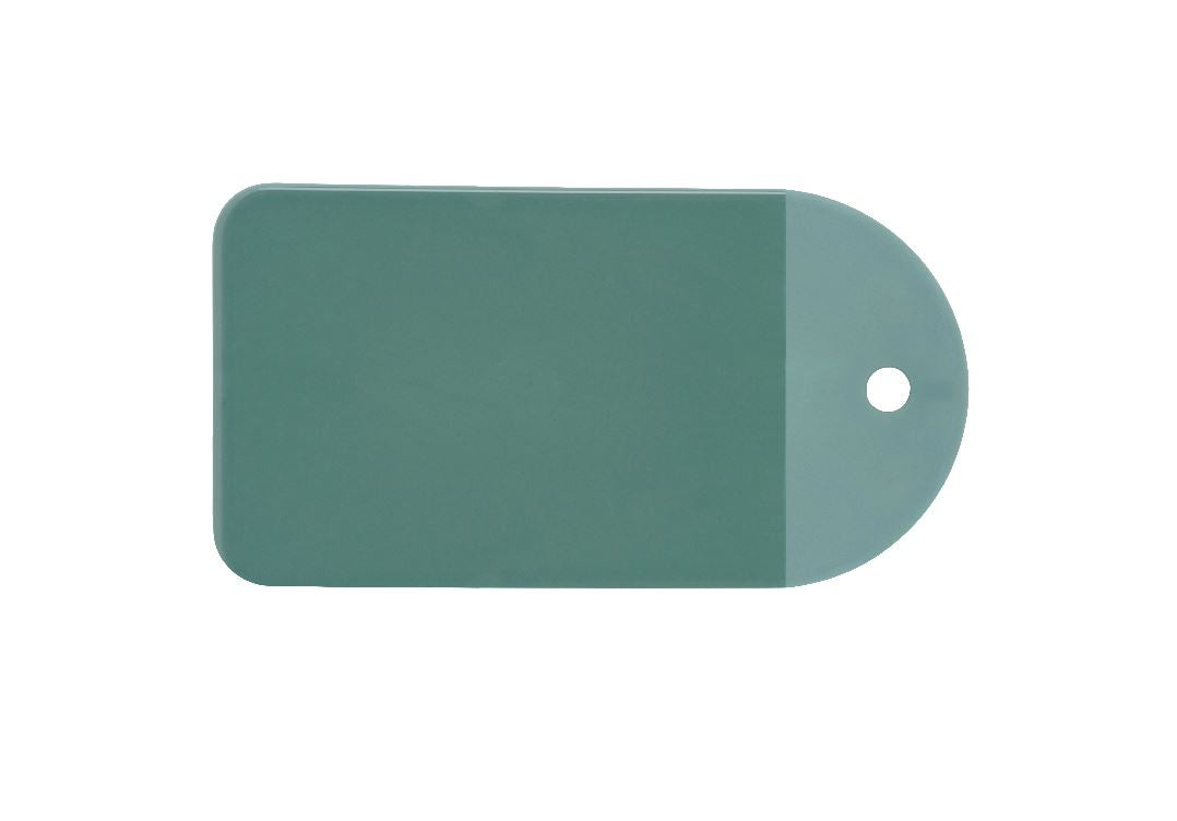 Rectangle Board/ Plate 9 13/16" x 5 5/16" - Green 9 in 13/16x5 in 5/16