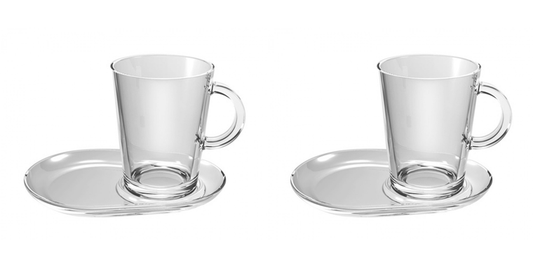 pasabahce-theeglas-en-schotel-tribeca-40-cl-18-cm-transparant-2-stuks_