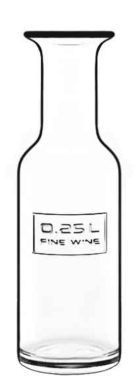 luigi-bormioli-karaf-h4960-optima-25-cl-transparant-1-stuk_