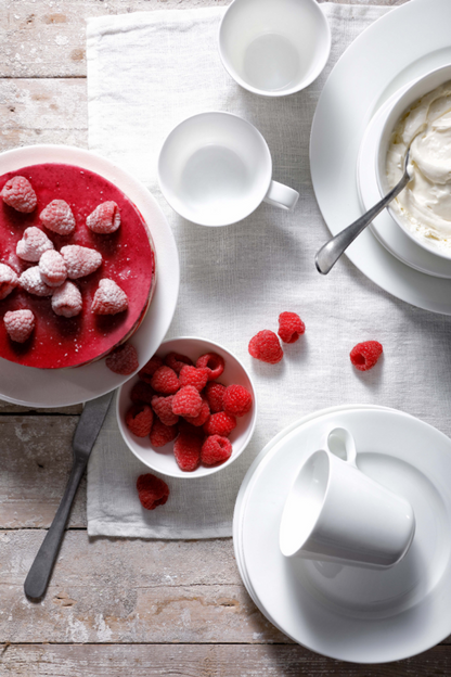 Maastricht Porselein plate Blanc De Blancs 21 cm White