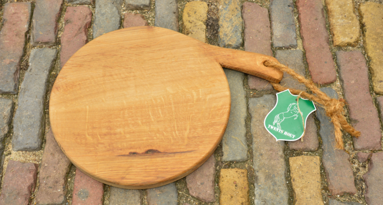 Twents Hout Tapasplank Food Safe 38 x 30 cm Hout Bruin