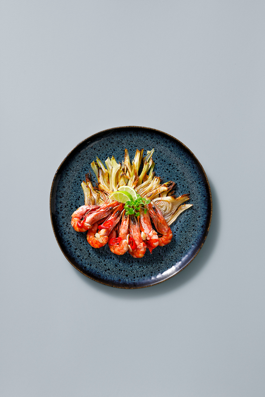 Palmer plate Eccentric 28 cm Stoneware Blue