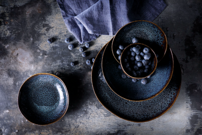 Palmer Schaal Eccentric 11 cm 26 cl Stoneware Blauw