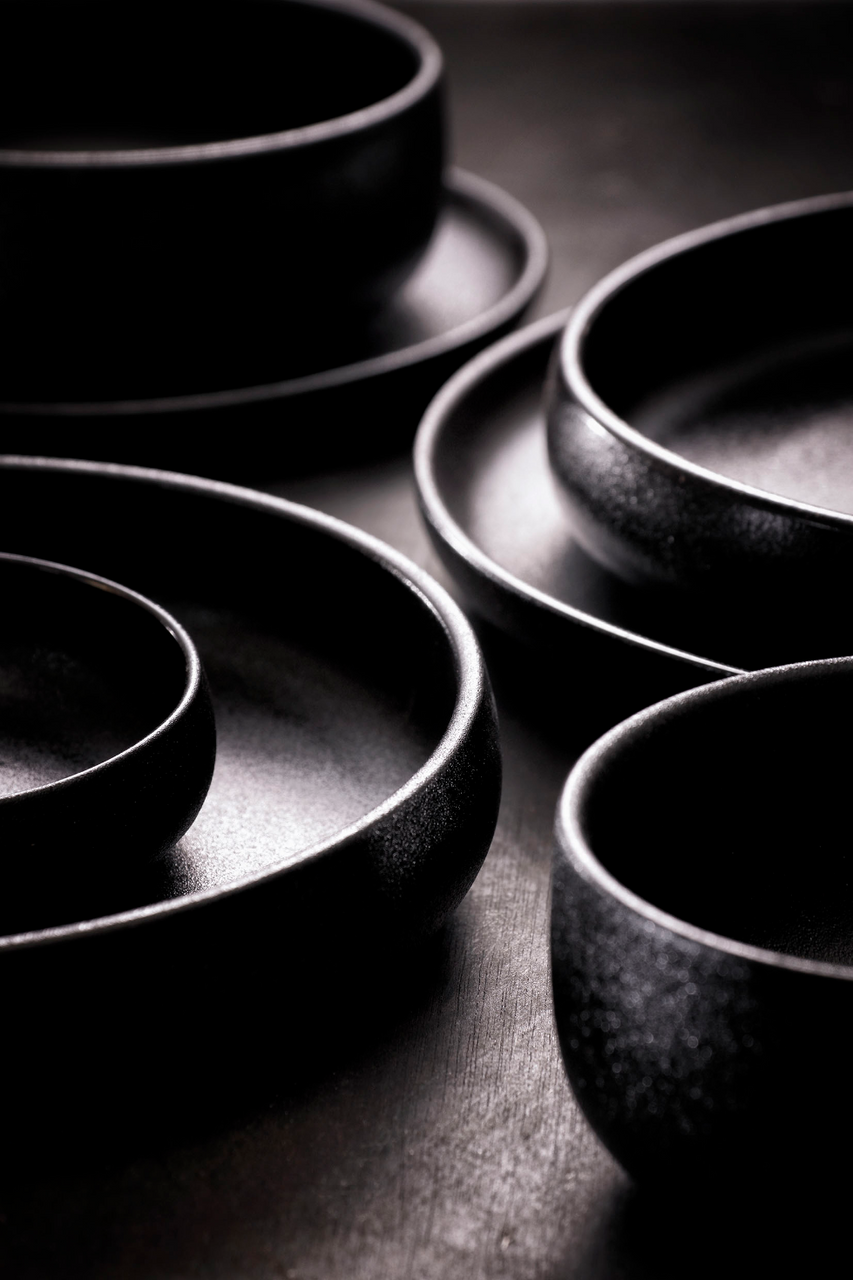 Maastricht Porselein Bowl Universe 15.5 cm Black