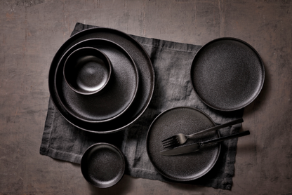 Maastricht Porselein Schaal Universe 14 cm 65 cl Zwart