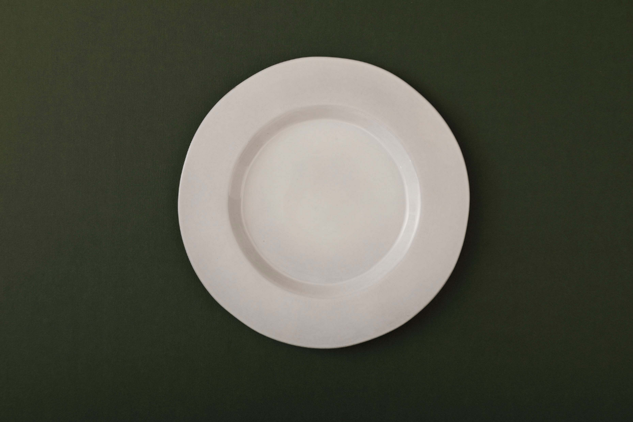 Palmer Bord Ecogres Plano 23 cm Stoneware Wit