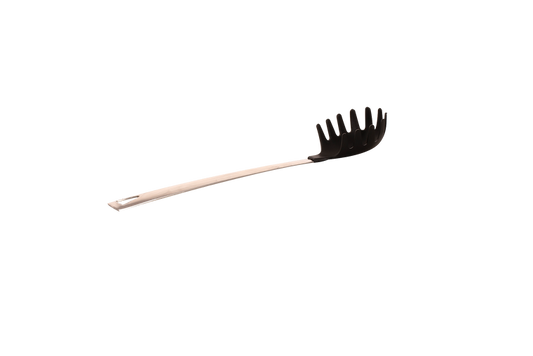 spaghettilepel-basic-nylon-33-5-cm-roestvrijstaal-roestvrijstaal-zwart-zilver-1-stuk_