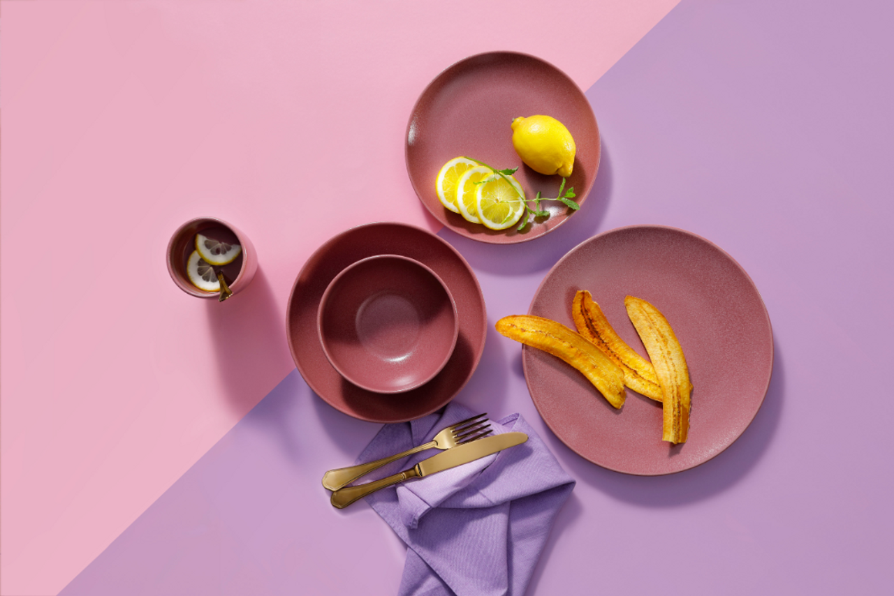 Mammoet Bord Spirit 27.5 cm Stoneware Rood