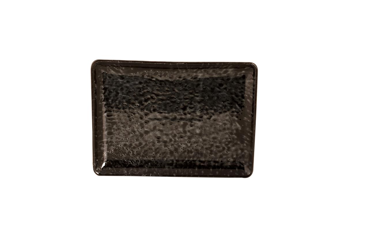 Maastricht Porselein Bord Tahiti 23 x 17 cm Zwart