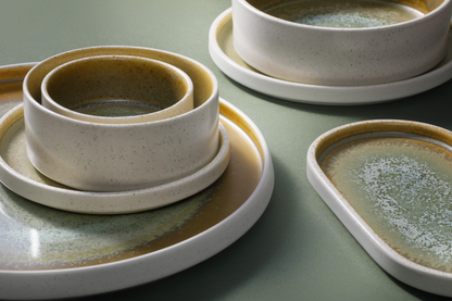 Palmer Bord Coco 26 cm Porselein Groen