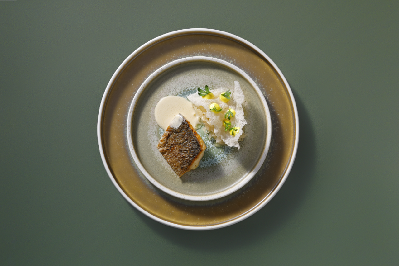 Palmer Bord Coco 19 cm Porselein Groen