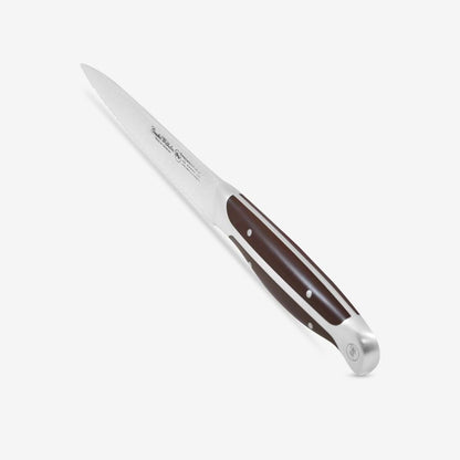 Gunter Wilhelm Thunder Utility/Steak Knife Serrated, 5 Inch | Dark Brown ABS Handle SKU: 30-313-1105