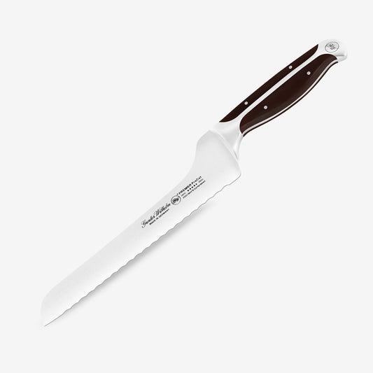 Gunter Wilhelm Thunder Offset Bread Knife, 8 Inch | Dark Brown ABS Handle SKU: 30-348-1508