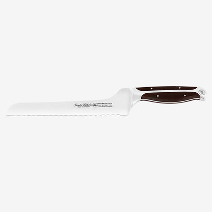 Gunter Wilhelm Thunder Offset Bread Knife, 8 Inch | Dark Brown ABS Handle SKU: 30-348-1508
