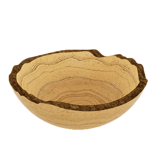 Tilt Large Olive Wood Bowl