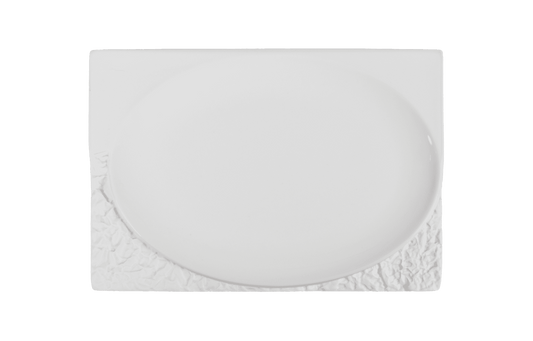 Rectangular Oval Plate 067 0016 10 5/8 x 7 in (27 x 18 cm)