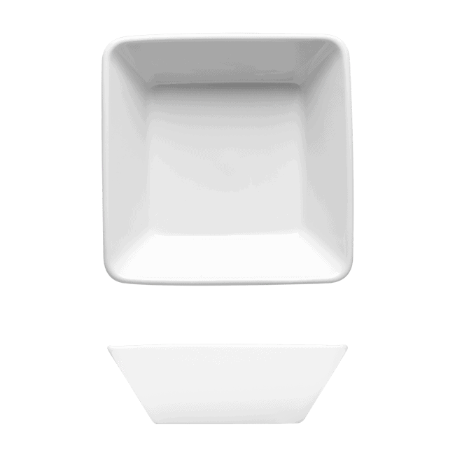 Square Bowl Catalog Number: 051 0265 | Dimensions: 4 3/4 in (12 cm)
