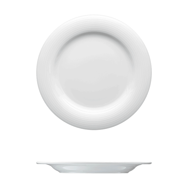 Round Plate | Catalog Number: 010 0010 | Dimensions: 11 in (28 cm)