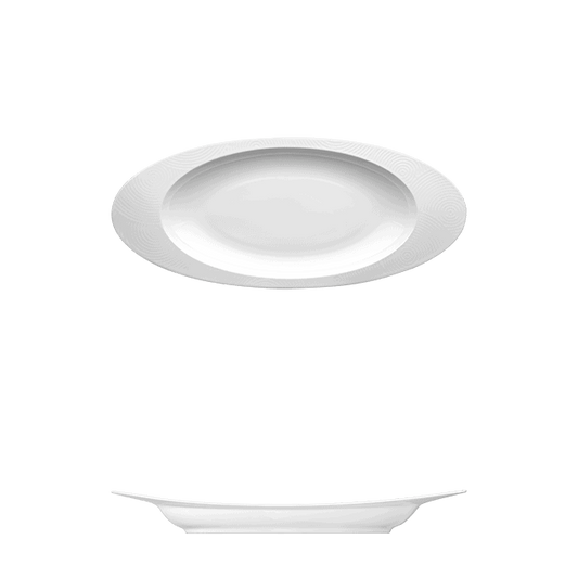 Oval Platter | Catalog Number: 046 0037 | Dimensions: 22 3/4 x 9 1/4 in (57 x 24 cm)