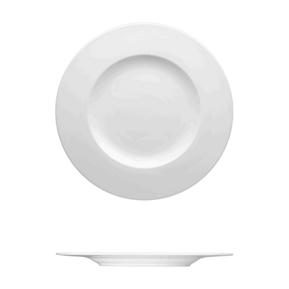 Round Plate Catalog Number: 051 0016 | Dimensions: 10 5/8 in (27cm)