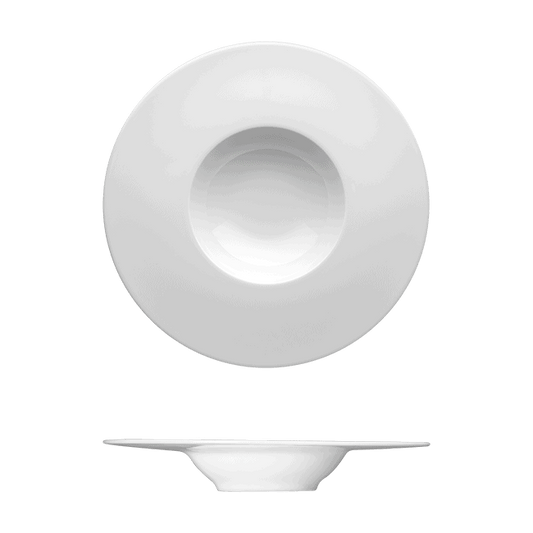 Deep Gourmet Plate | Catalog Number: 046 1429 | Dimensions: 9 7/8 in (25 cm) 6 fl oz (177 ml)