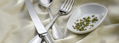 Corby Hall French Leaf Bouillon Spoon | Mirror Finish: K89503